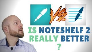 Why Noteshelf 2 is Better than GoodNotes 4 and Why it is Not [upl. by Hakeber552]