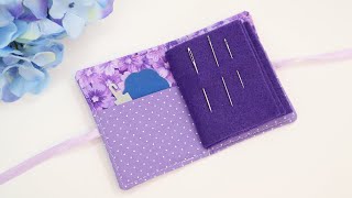 Sew a Needle Book DETAILED INSTRUCTIONS by learncreatesew [upl. by Panthia552]