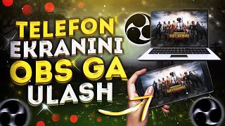 🔥TELEFON EKRANINI KOMPYUTERGA ULAB OBS ORQALI STRIM QILISH  TELEFON EKRANINI OBS GA ULASH 2021 [upl. by Fern]