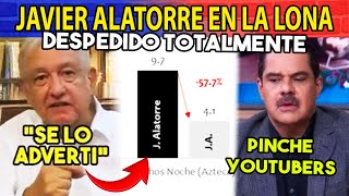 SE VA JAVIER ALATORRE DE LA TELEVISION PARA SIEMPRE NI SIQUIERA LO LIQUIDARON DE TV AZTECA [upl. by Pirozzo]