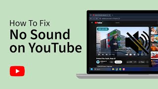 How To Fix No Sound on YouTube Solution [upl. by Ardenia]