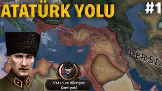 ATATÜRK YOLU   Hearts Of Iron 4  Great War Redux Güncellenmiş Osmanlı 1 [upl. by Hanid]