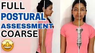 Postural Assessment  Posture Analysis  Standing Posture Analysis [upl. by Whiffen531]