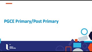 PGCE PrimaryPost  Primary [upl. by Nerrag]