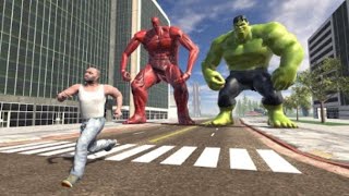 Hulk Fight with Giant Titen In INDIAN BIKES DRIVING 3D [upl. by Wehrle408]