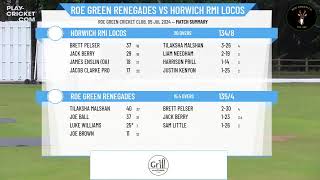 Roe Green Renegades v Horwich RMI Locos [upl. by Ahsenhoj]