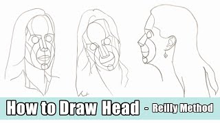 How to Draw Head from any angle using Reilly Method  2 [upl. by Bedell]