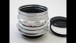 Voigtlander SEPTON 50mmF2 DKL  M42 Mount Adapter [upl. by Anne727]