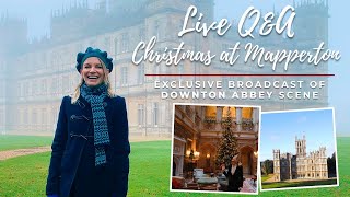 Christmas at Mapperton Live QampA plus Downton Abbey [upl. by Adin]