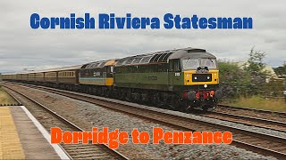 Cornish Riviera Statesman through Dawlish [upl. by Nuahsyt]