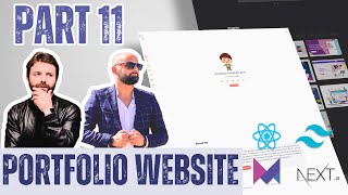 Build a Portfolio Website Using Next JS Tailwind CSS amp Framer Motion  Part 11 [upl. by Glenden834]