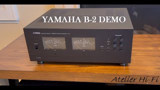 YAMAHA B2 Vfet amplifier demo fully restored [upl. by Montagu]