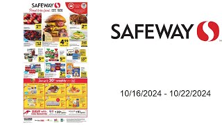 Safeway Weekly Ad US  10162024  10222024 [upl. by Acsecnarf]