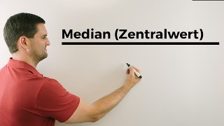 Median Zentralwert Statistik  Mathe by Daniel Jung [upl. by Robers692]