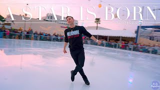 Adam Rippon skates to Lady Gagas “Shallow” in Santa Monica 4K [upl. by Sybil]