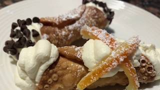 How to make authentic Sicilian cannoli shells  with filling  best recipe [upl. by Bury]