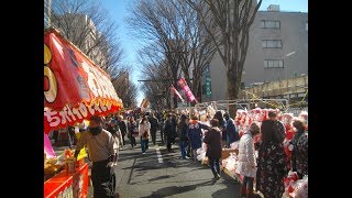 前橋初市まつり・・201919・・だるま市や招き猫、熊手であわや [upl. by Voorhis]