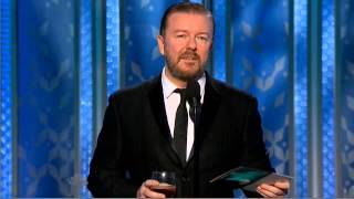 Ricky Gervais Speech Golden Globes 2015 HQ [upl. by Godiva643]