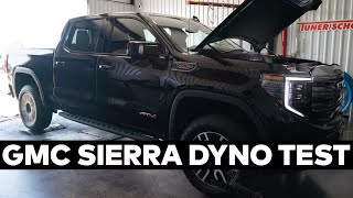 GMC Sierra AT4 Pickup Truck Testing  Stock Dyno Results [upl. by Stace]