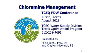 11 Chloramine Management [upl. by Hairim]