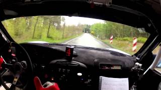 Onboard Porsche GT3 ZeltnerZeltner Sachsen Rallye 2013 Stage 68 HD [upl. by Leaffar]