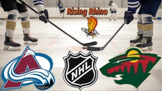 Colorado Avalanche At Minnesota Wild LIVE REACTION Watch Party and Play by Play [upl. by Heeley]