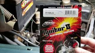 Pertronix installation in 1956 Chevrolet truck [upl. by Gorlicki616]