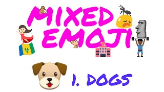 Mixed Emoji 1  Dogs 🐕🐶🐾🐺🐩 [upl. by Inoek769]