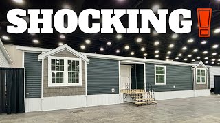 Pricing on this NEW multisection mobile home SHOCKED ME Prefab House Tour [upl. by Elahcar]