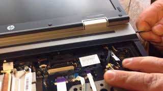 How to completely disassemble a HP Elitebook 8540P Laptop [upl. by Avivah700]