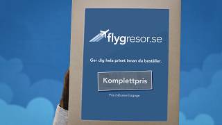 Komplettprisknappen  Flygresorse 6 sekunder [upl. by Junieta]