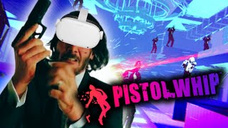 Explorando los límites de la realidad virtual  Pistol Whip VR [upl. by Megen]