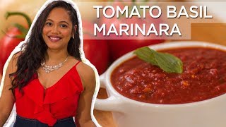 Tomato Basil Marinara Sauce  Homemade Pasta Sauce  Made To Order  Chef Zee Cooks [upl. by Cato]