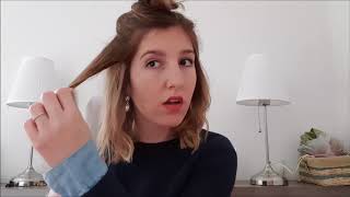 TUTO Comment se boucler les cheveux avec un lisseur [upl. by Pepper319]