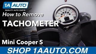 How to Remove Tachometer 0713 Mini Cooper S [upl. by Amaj]