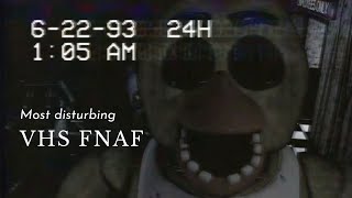 FNAF VHS 1 hour fnaf vhs fnafvhstapes vhstape fivenightsatfreddys [upl. by Dnob228]