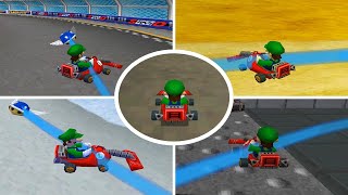 Luigi wins by doing absolutely nothing  Mario Kart DS [upl. by Greysun]