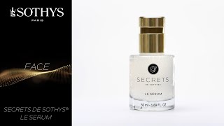 Secrets de Sothys® Serum  Product and efficiency  Sothys [upl. by Earised]