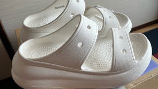 Unboxing crocs crush sandal [upl. by Anih]