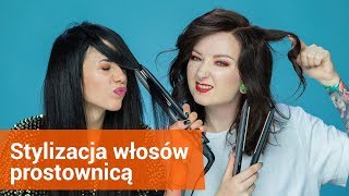 Jak zrobić loki prostownicą ✖️ Stylizacja włosów prostownicą [upl. by Enylrac]