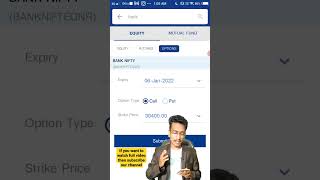 Hdfc securities option trading demo  option trading  shorts video [upl. by Garcon]