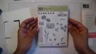 Stampin Up Painted Petals Tutorial [upl. by Mark]