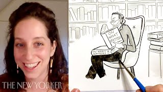 A New Yorker Cartoonist Explains How to Draw Literary Cartoons  The New Yorker [upl. by Erlewine207]