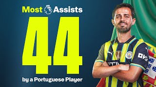 EVERY BERNARDO SILVA ASSIST IN THE PREMIER LEAGUE  The most assists by a Portuguese player [upl. by Reivad]