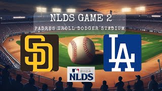 PADRES vs DODGERS NLDS GAME 2 10624  FULL GAME HIGHLIGHTS [upl. by Sophi]