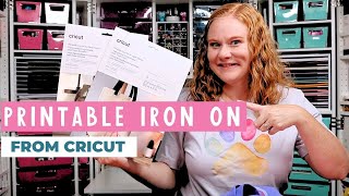 How to Use Cricut Printable IronOn including wash tests [upl. by Blondelle464]