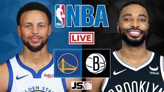 Golden State Warriors vs Brooklyn Nets  NBA Live Scoreboard 2024  Jimby Sports [upl. by Barney]