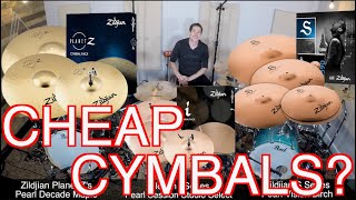 CHEAP CYMBALS SOUND DEMO  Budget Cymbals that Still Sound Great Zildjian i Series [upl. by Paddy245]