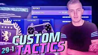 MIJN 291 CUSTOM TACTICS EN INSTRUCTIES FIFA 21 [upl. by Aneetsirhc822]