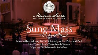 CMAA Colloquium 2018  Mass in the Ordinary Form  Solemnity of Sts Peter and Paul [upl. by Harifaz17]